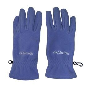 Columbia Women's Fleece Gloves‎ Blue Size S Winter Warm Outdoor